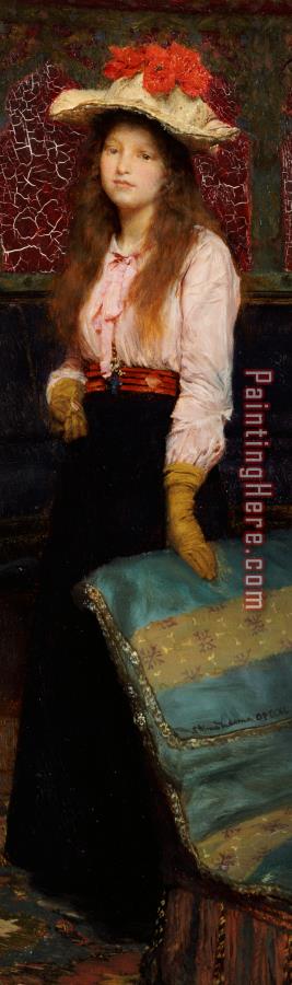 Sir Lawrence Alma-Tadema Portrait of Miss MacWirter